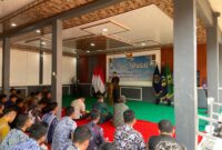 Lembaga Pemasyarakatan Kelas IIB Brebes menggelar kegiatan Halal Bihalal yang dirangkaikan dengan acara Pelepasan Pegawai Purna Tugas.Sabtu (28/3/2026). Foto: ist