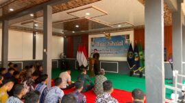 Lembaga Pemasyarakatan Kelas IIB Brebes menggelar kegiatan Halal Bihalal yang dirangkaikan dengan acara Pelepasan Pegawai Purna Tugas.Sabtu (28/3/2026). Foto: ist