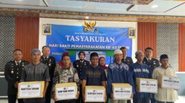 Lapas Brebes Peringatan Hari Bakti Pemasyarakatan ke-62, dengan Baksos dan pembagian gerobak usaha, Senin (27/4/2026). Foto: dok Humas

 