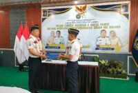 Pisah sambut kalapas Brebes di aula Lapas Brebes. Foto: dok humas