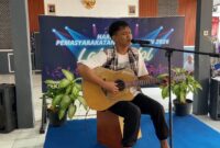 Peserta LABRE Idol 2026 tampil membawakan lagu di Lapas Kelas IIB Brebes, Selasa (21/4/2026). Foto: dok humas

 
