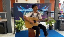 Peserta LABRE Idol 2026 tampil membawakan lagu di Lapas Kelas IIB Brebes, Selasa (21/4/2026). Foto: dok humas

 