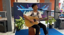 Peserta LABRE Idol 2026 tampil membawakan lagu di Lapas Kelas IIB Brebes, Selasa (21/4/2026). Foto: dok humas

 
