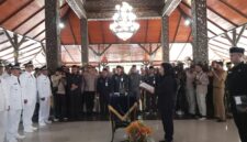 Pelantikan 14 kepala desa hasil Pemilihan Kepala Desa Pergantian Antar Waktu (PAW) oleh Bupati Brebes Paramitha Widya Kusuma di Pendopo Kanjengan, Brebes, Senin, (20/4/ 2026). Foto: ist