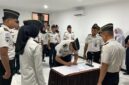 Pelantikan pejabat majerial baru di Lapas Brebes, Senin (25/5). Foto: ist