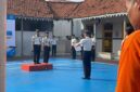 Upacara peringatan Hardiknas ke 118 di Lapas Brebes. (Istimewa)
