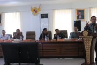 Rakor antisipasi kemarau ekstrim di aula KPT, Kamis (30/4). Foto: lensabumi/ist
