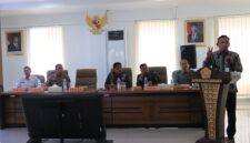Rakor antisipasi kemarau ekstrim di aula KPT, Kamis (30/4). Foto: lensabumi/ist
