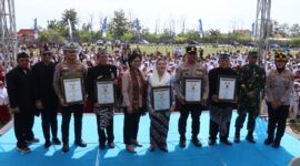 Peringati hardiknas pemkab brebes raih rekor muri. Foto: dok humas