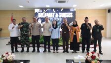Bupati Paramitha Widya Kusuma menghadiri acara pisah sambut Kejari Brebes. Foto: ist