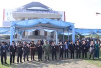 Bupati Paramitha bersama forkopimda Brebes melaunching gerakan pariwara anti korupsi. Foto: ist