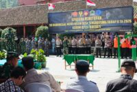 TMMD Sengkuyung Kodim 0713/Brebes Tuntas 100 Persen resmi ditutup. Foto: ist