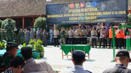 TMMD Sengkuyung Kodim 0713/Brebes Tuntas 100 Persen resmi ditutup. Foto: ist