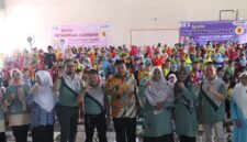 Peringatan hari ulang tahun IGTKI-PGRI Ke 76 dihadiri Bupati Brebes yang diwakili Asisten I Sekda Brebes Subandi, di SMA Negeri 2 Brebes, Sabtu (23/5/2026). Foto: ist