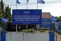 Suasana kantor DPD Partai Demokrat Jawa Tengah. Foto: Istimewa