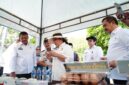 Ketua Komisi IV DPR RI, Siti Hediati Soeharto, saat meninjau program ketahanan pangan dan pembinaan kemandirian warga binaan di Lapas Nusakambangan, Kabupaten Cilacap, Sabtu (20/6). Foto: ist