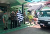 Komandan Kodim 0713/Brebes Letkol Inf Ambariyantomo. Kegiatan tersebut turut dihadiri Kepala Badan Kesatuan Bangsa dan Politik Kabupaten Brebes Cecep Aji Suganda melepas 10 unit bantuan truk KDMP untuk sejumlah koperasi desa di Makodim 0713, Sabtu (6/6/2026). Foto:ist