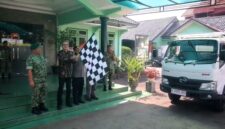 Komandan Kodim 0713/Brebes Letkol Inf Ambariyantomo. Kegiatan tersebut turut dihadiri Kepala Badan Kesatuan Bangsa dan Politik Kabupaten Brebes Cecep Aji Suganda melepas 10 unit bantuan truk KDMP untuk sejumlah koperasi desa di Makodim 0713, Sabtu (6/6/2026). Foto:ist
