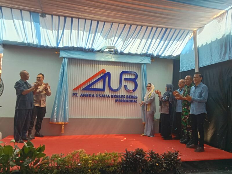 Bupati Paramitha Widya Kusuma melincurkan PT Aneka usaha brebes beres. Foto: lensabumi