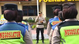 Antisipasi Dinamika Kamtibmas, Polres Brebes Gelar Latihan Intensif Kompi Negosiator. Foto: ist