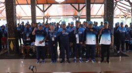 Kabupaten Brebes resmi memberangkatkan 100 anggota kontingen untuk mengikuti Pekan Olahraga dan Seni Antar Daerah (Porsenitas) XIII Kunci Bersama Tahun 2026 yang akan berlangsung di Kota Cirebon pada 23–27 Juni 2026.  Foto:ist