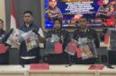 Wakapolres Brebes Kompol Ryke Rhimadhila menyampaikan saat konferensi pers kepada awak media pada Senin, (1/6/2026). Foto: lensabumi