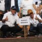 Menteri Lingkungan Hidup Republik Indonesia Mohammad Jumhur Hidayat mempimpin penanaman mangrove di pesisir Desa Randusanga Kulon, Kecamatan Brebes, Jumat (3/7/2026).