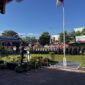 Kalapas Brebes, Mudo Mulyanto menghadiri upacara HUT Bhayangkara ke 80 di Mapolres Brebes, Rabu (1/7). Foto: ist