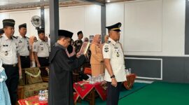 Bachtiar Oktaffiandi dilantik sebagai Kasi Binadik dan Giatja baru. Foto: ist

 

 