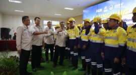 Wabup Brebes, Wurja meresmikan tim TRC DPU Brebes. Foto:ist