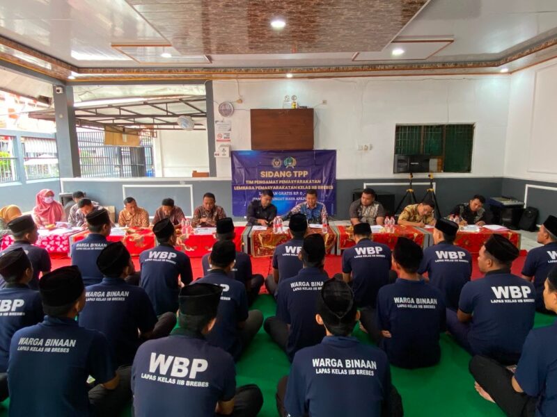 Suasana Sidang TPP Lapas Brebes. Foto: ist