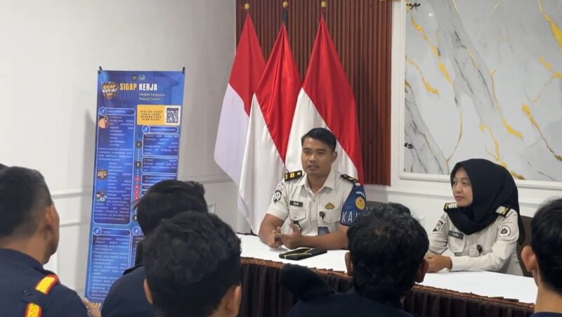 Petugas Lapas Brebes sedang mengikuti uji kompetensi melalui aplikasi SIGAP KERJA LABRE. Foto: dok humas/Lensabumi