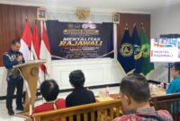 Kalapas Brebes, Mudo Mulyanto memberikan sambutan kegiatan seminar. Foto: ist